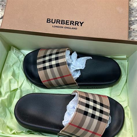 burberry girl slides|burberry slides outfit.